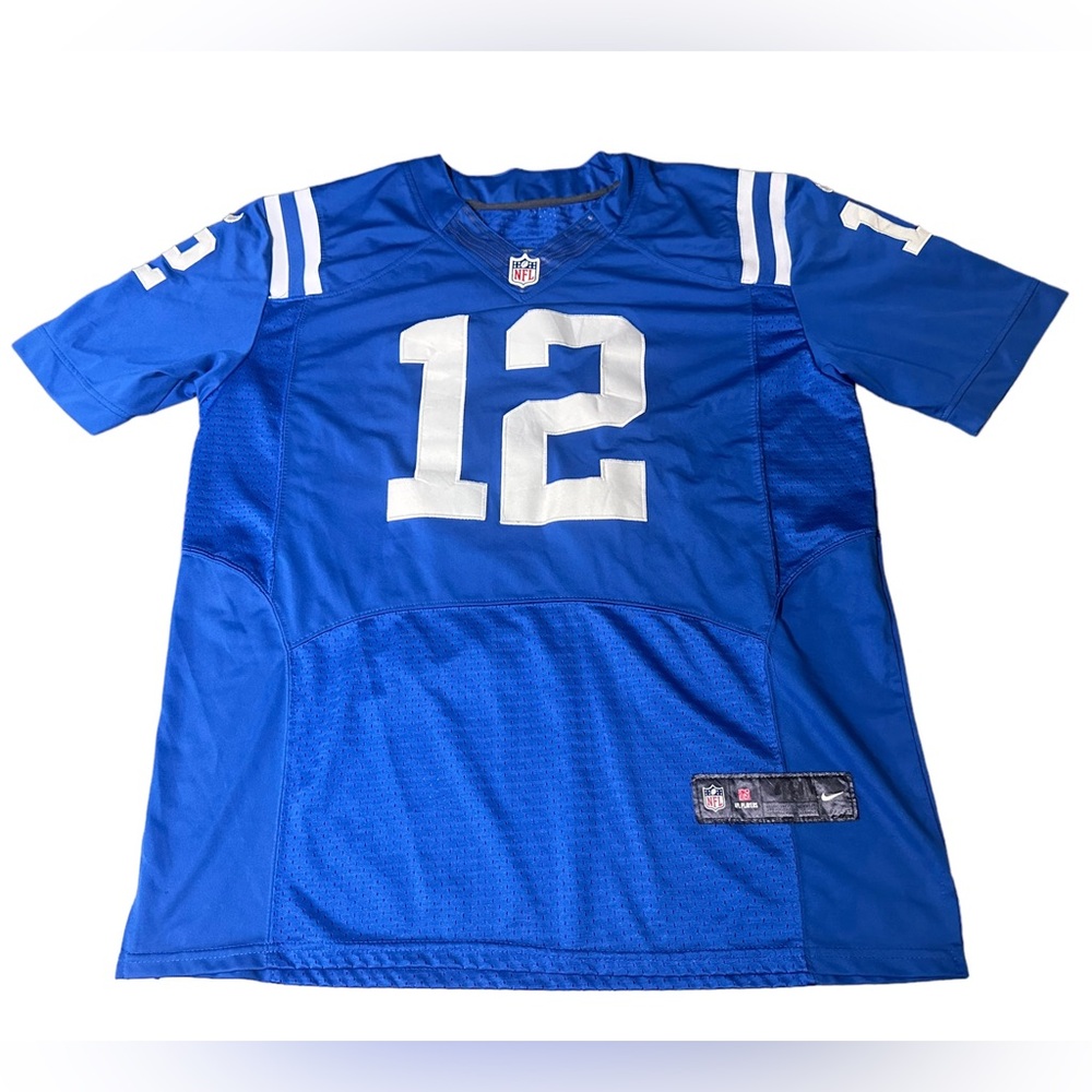 Nike On Field Indianapolis Colts Andrew‎ Luck 12 Jersey Sz 48